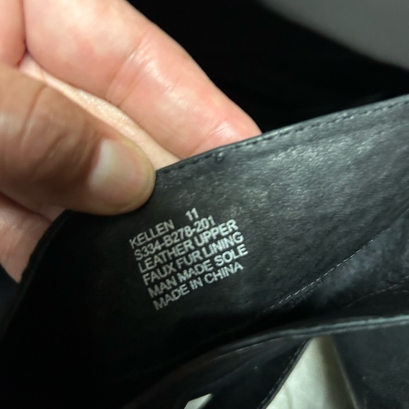 Miz Mooz Womens Kellen tall pull on black leather boots size 11 - Picture 12 of 12